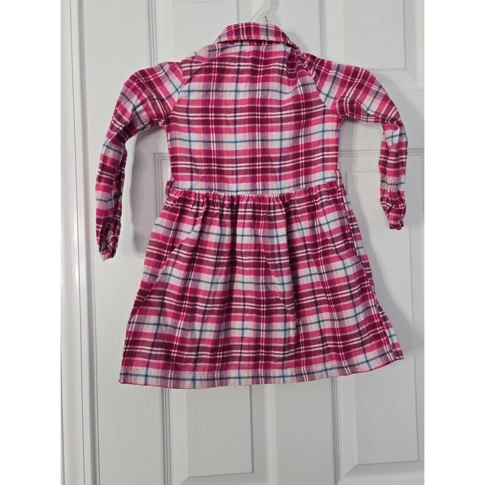 Carter's‎ Girls Fannel Dress Size 5/5A long sleeve